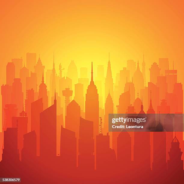new york - chrysler building stock illustrations