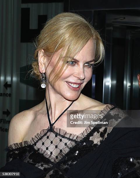 Actress Nicole Kidman attends the "Genius" New York premiere at Museum of Modern Art on June 5, 2016 in New York City.