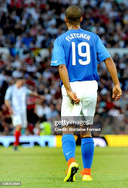 Sean Fletcher plays during Soccer Aid at Old Trafford on June 5, 2016 in Manchester, England.