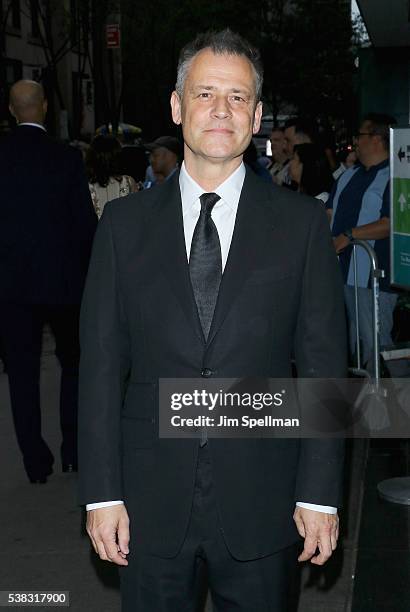 Director Michael Grandage attends the "Genius" New York premiere at Museum of Modern Art on June 5, 2016 in New York City.