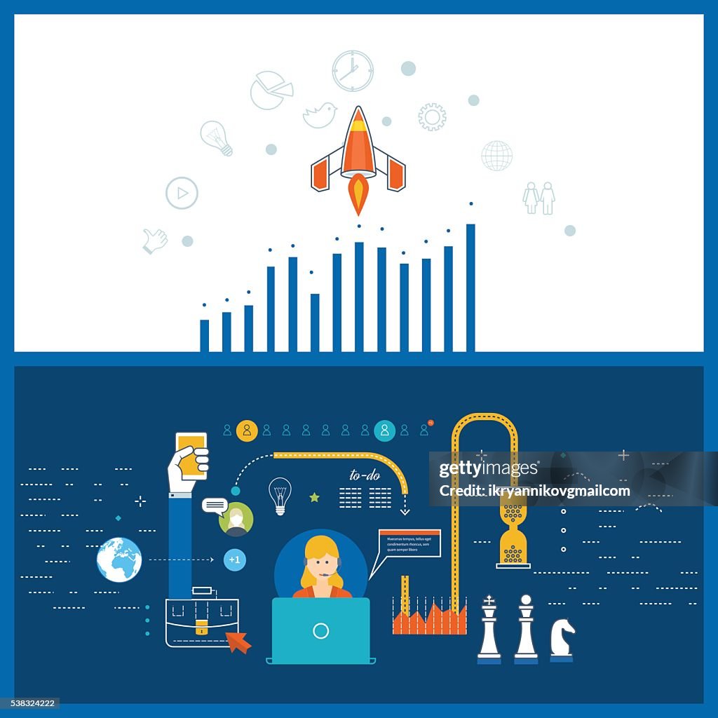 Time Organization Graph Time Management Concept Planning Organization Working Time Start Up ...