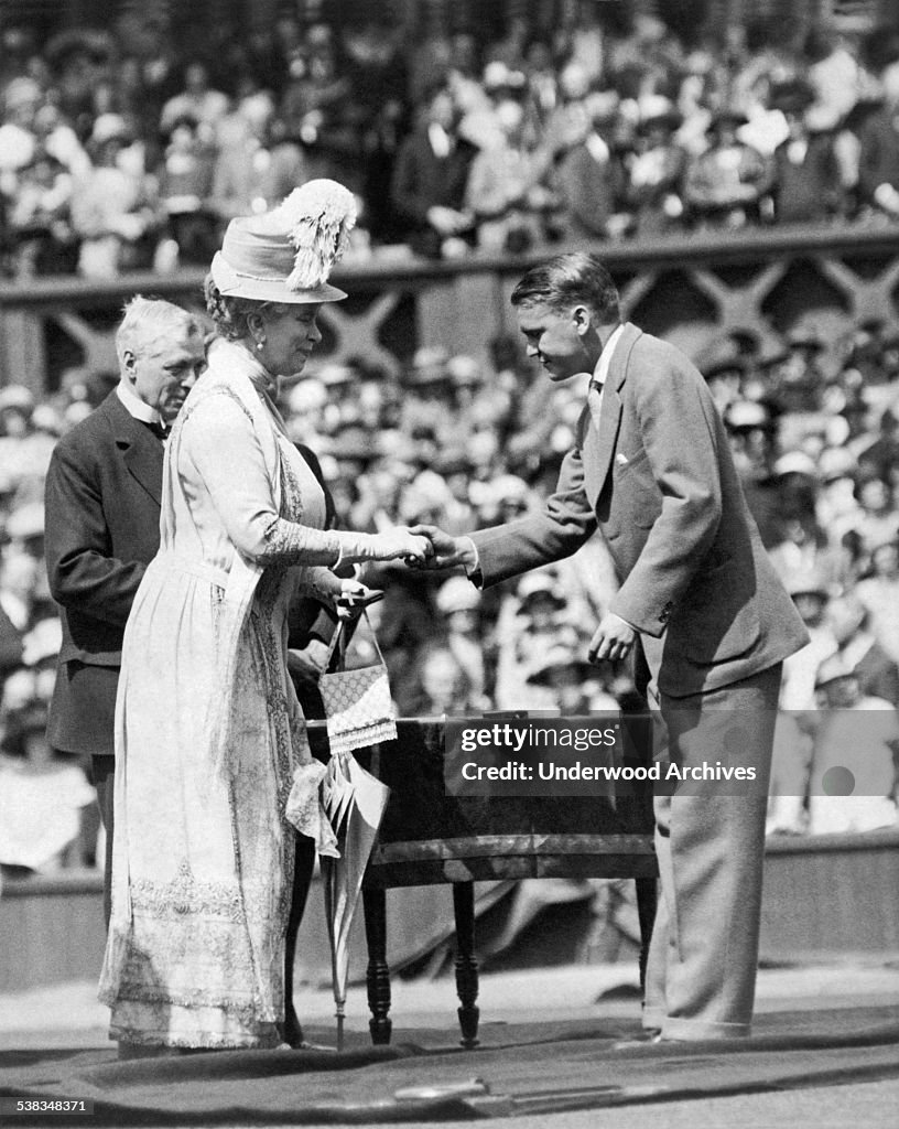 KIng And Queen At Wimbledon