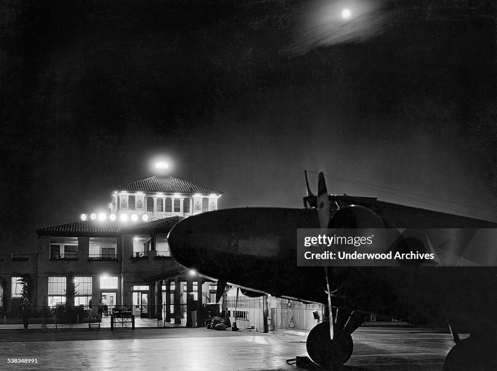 Burbank Airport At NIght