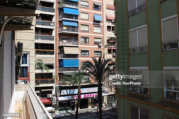 General view of coastal city of Alicante, Spain, on June 5, 2016. Economists predicts an average price of properties in Spain rise of 3.8 per cent in...