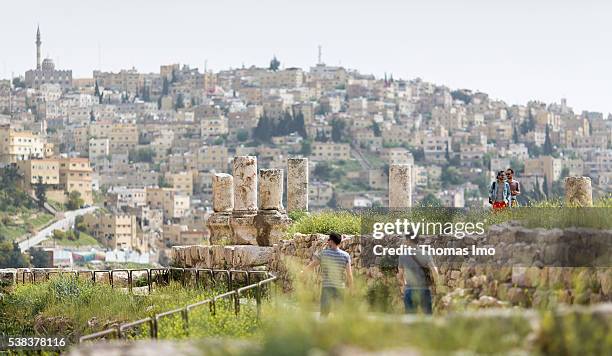 Amman, Jordan Overview of a district of Amman on April 08, 2016 in Amman, Jordan.