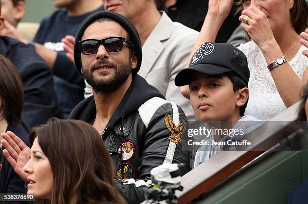 Maxime Nucci attends the Men's Singles final between Novak Djokovic of Serbia and Andy Murray of Great Britain on day fifteen of the 2016 French Open...