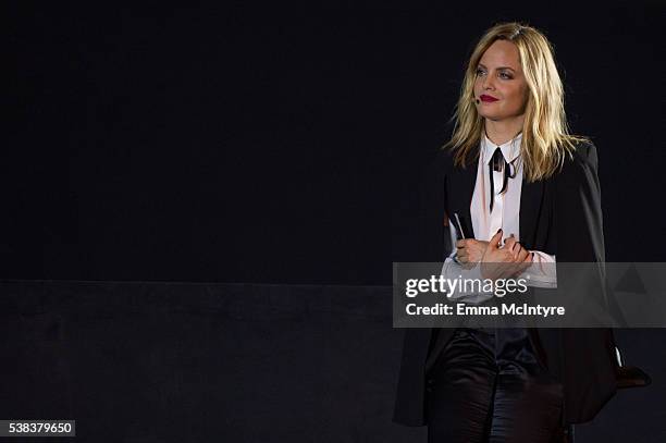 Actress Mena Suvari attends the 2016 LA Greek Film Festival premiere of 'Worlds Apart' at the Egyptian Theatre on June 5, 2016 in Hollywood,...