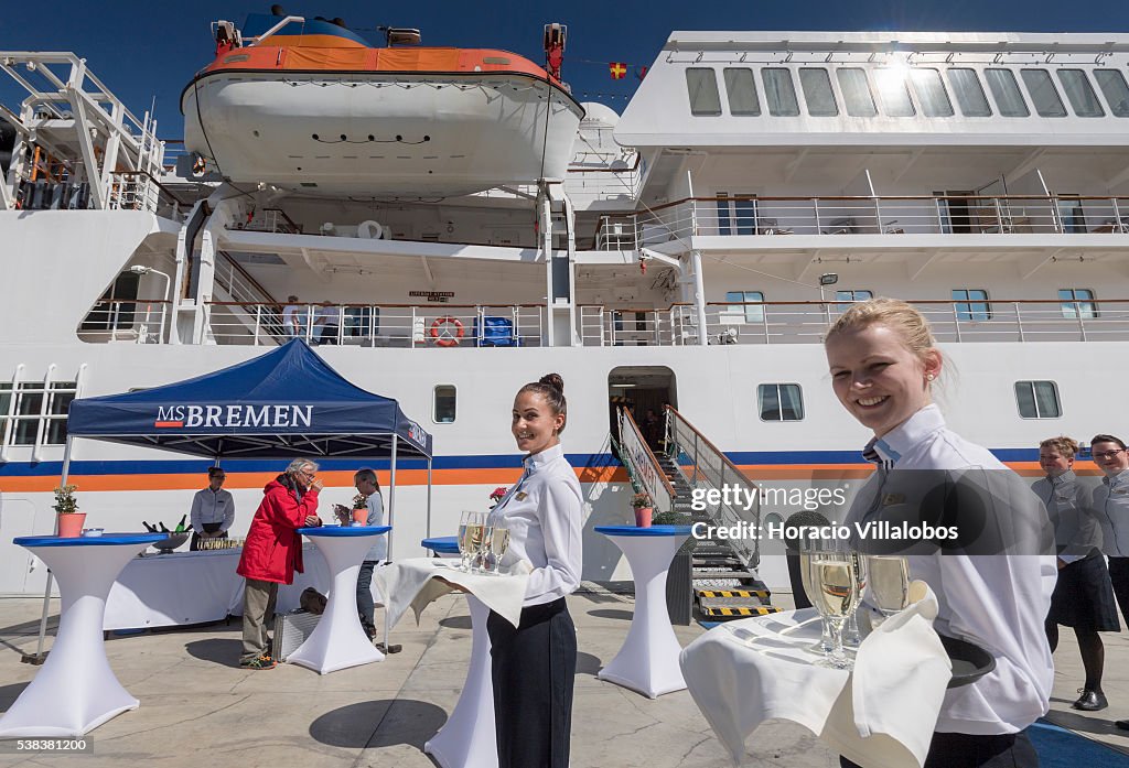 Cruise Ships Bring Thousands Of Tourists To Portugal