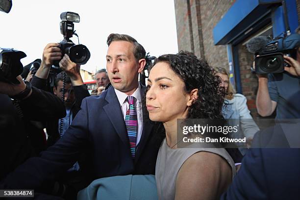 Former Chelsea Football club first-team doctor Eva Carneiro leaves Croydon Employment Tribunal after attending a private hearing in her constructive...