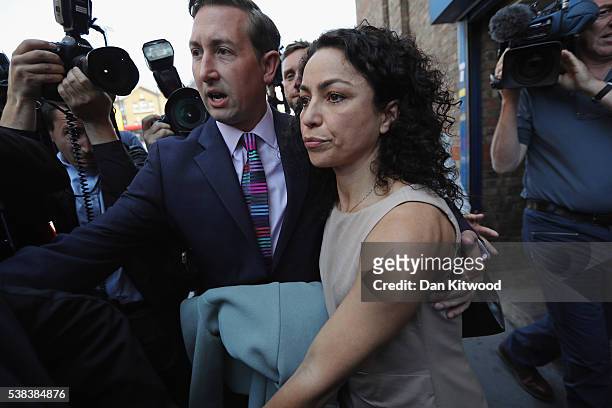 Former Chelsea Football club first-team doctor Eva Carneiro leaves Croydon Employment Tribunal after attending a private hearing in her constructive...