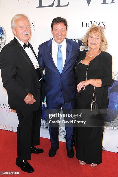 Steve Lawrenz, Eddie LeVian and Linda Lawrenz attend 2017 Le Vian Red Carpet Revue at Lagoon Ballroom at the Mandalay Bay Resort and Casino on June...