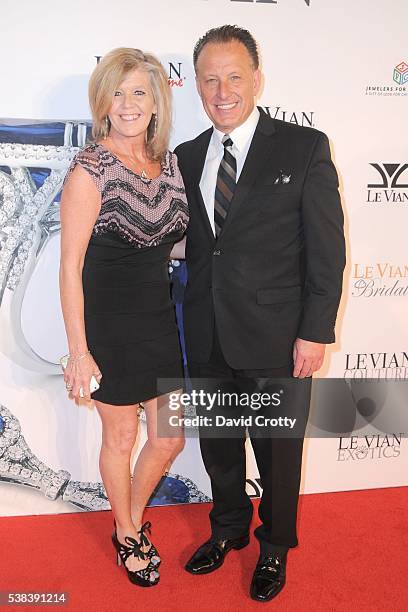 Lori Glaser and Robert Glaser attend 2017 Le Vian Red Carpet Revue at Lagoon Ballroom at the Mandalay Bay Resort and Casino on June 5, 2016 in Las...