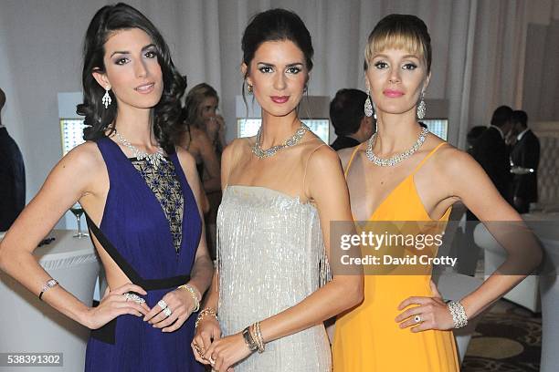 Brooke Ritchie, Beth Austin Dorf and Maria Granberg attend 2017 Le Vian Red Carpet Revue at Lagoon Ballroom at the Mandalay Bay Resort and Casino on...