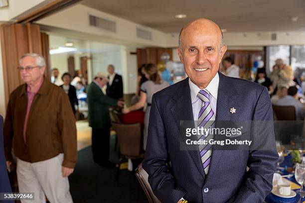 Retired Los Angeles County Sheriff Lee Baca attends The Thalians Presidents Club Anchors Away Brunch at the California Yacht Club on June 5, 2016 in...