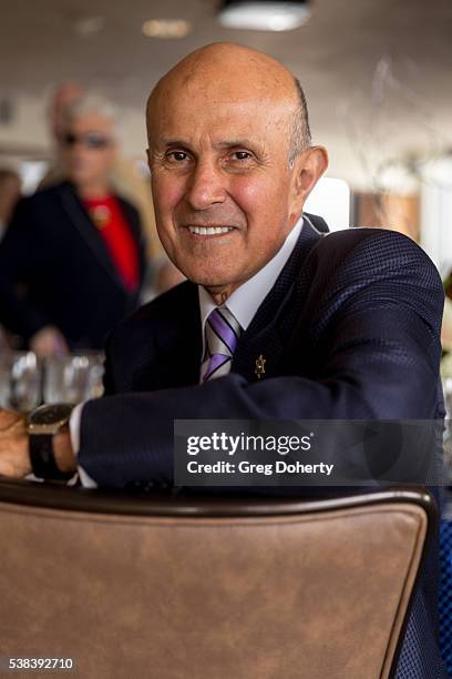 Retired Los Angeles County Sheriff Lee Baca attends The Thalians Presidents Club Anchors Away Brunch at the California Yacht Club on June 5, 2016 in...