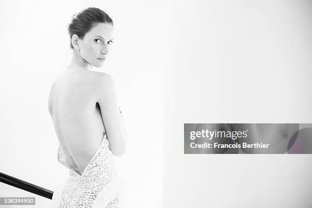 Actress Irina Miccoli	is photographed for Self Assignment on May 20, 2016 in Cannes, France.