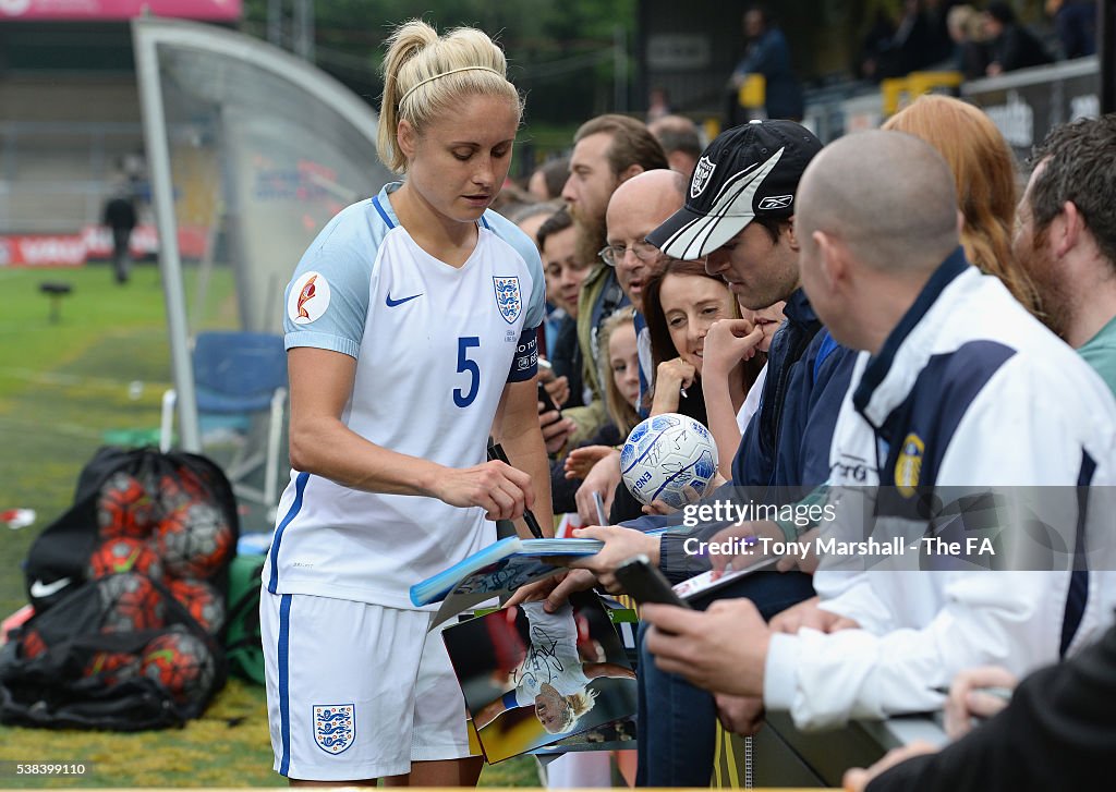 England v Serbia: UEFA Women's European Championship Qualifiers