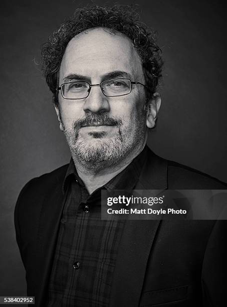 Robert Smigel, the voice of Triumph the Insult Comic Dog, is photographed at the Hulu UpFront for TV Guide Magazine on May 4, 2016 in New York City.