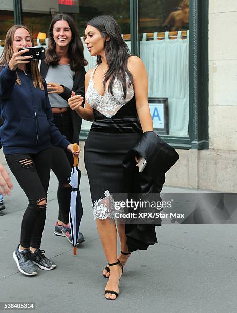 Kim Kardashian is seen on June 5, 2016 in New York City.