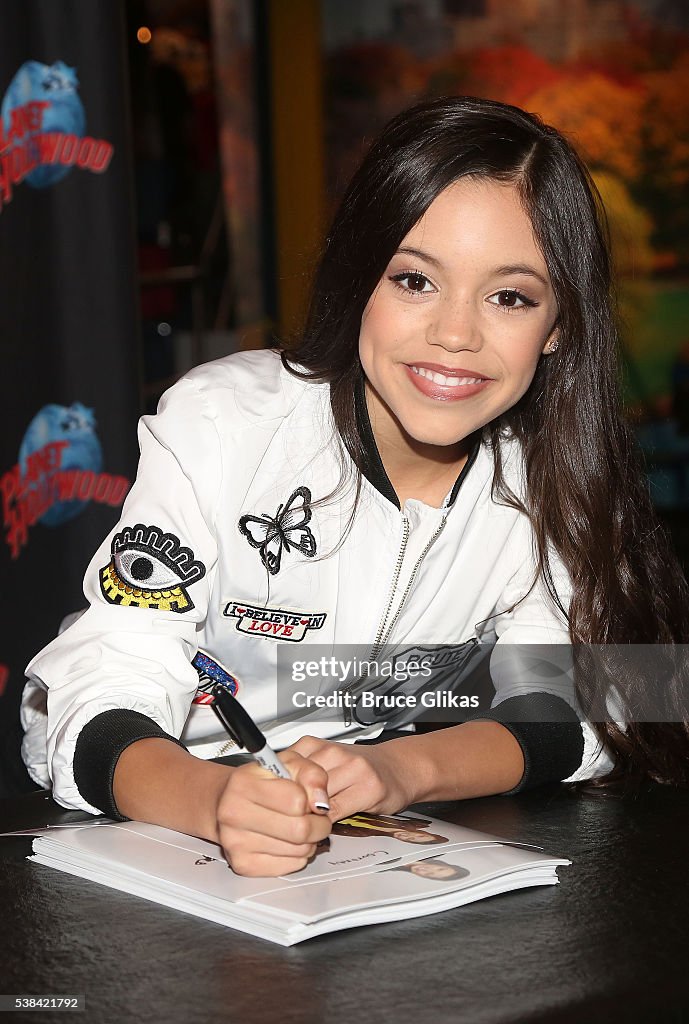 Jenna Ortega promotes Disney's "Stuck in The Middle" as she visits