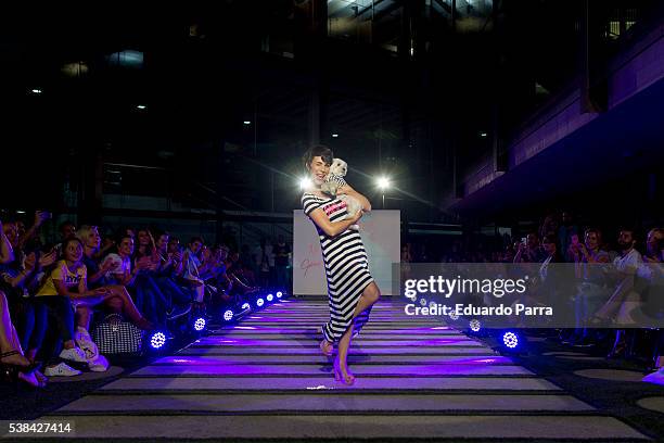 Actress Nera Garmendia attends 'By Nerea Garmendia' 2nd anniversary catwalk at COAM on June 6, 2016 in Madrid, Spain.