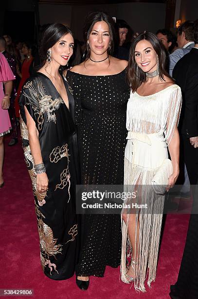 Jodie Snyder Morel, Rebecca Minkoff, and Danielle Morel attend the 2016 CFDA Fashion Awards at the Hammerstein Ballroom on June 6, 2016 in New York...