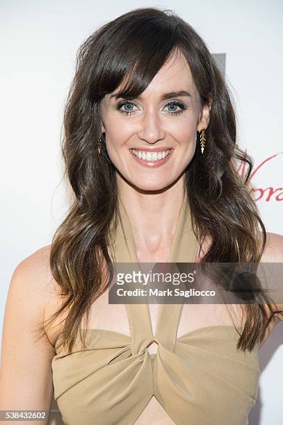 Actress Brynn O'Malley attends the "Himself And Nora" opening night at the Minetta Lane Theatre on June 6, 2016 in New York City.