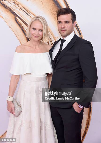 Louise Camuto and Vince Camuto attend the 2016 CFDA Fashion Awards at the Hammerstein Ballroom on June 6, 2016 in New York City.