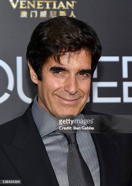 Illusionist David Copperfield attends the "Now You See Me 2" World Premiere at AMC Loews Lincoln Square 13 theater on June 6, 2016 in New York City.