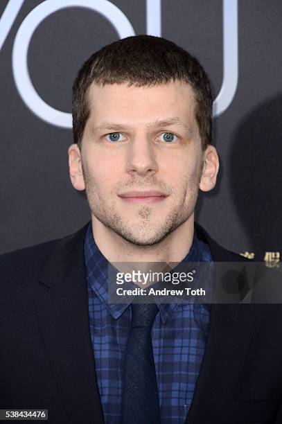 Actor Jesse Eisenberg attends the "Now You See Me 2" world premiere at AMC Loews Lincoln Square 13 theater on June 6, 2016 in New York City.