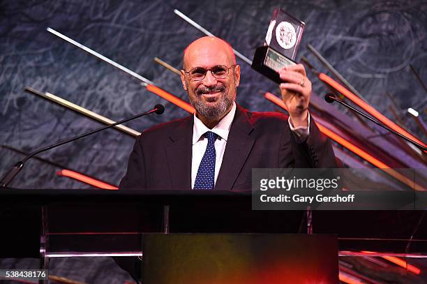 Theatre Lawyer Seth Gelblum recieves an award onstage during the Tony Honors Cocktail Party presenting the 2016 Tony Honors For Excellence In The...