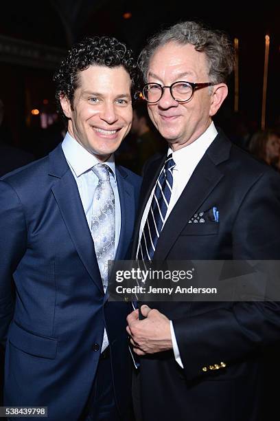 Film director Thomas Kail and Chairman of the American Theater Wing, William Ivey Long attend the Tony Honors Cocktail Party presenting the 2016 Tony...