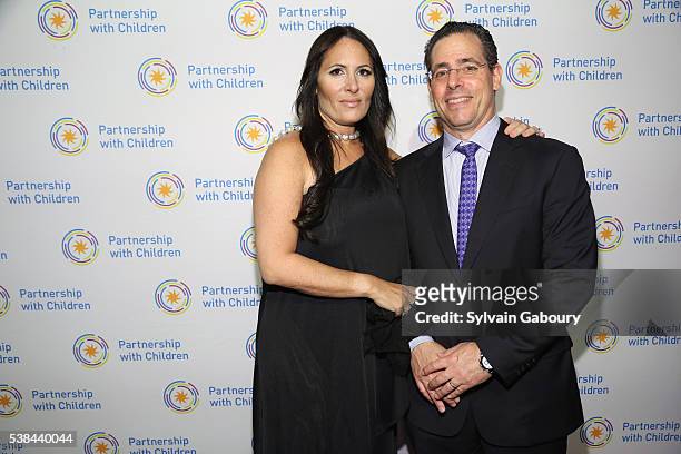 Dr. Kelly Posner Gerstenhaber and David Gerstenhaber attend the Partnership with Children's Spring Gala 2016 at 583 Park Avenue on June 6, 2016 in...