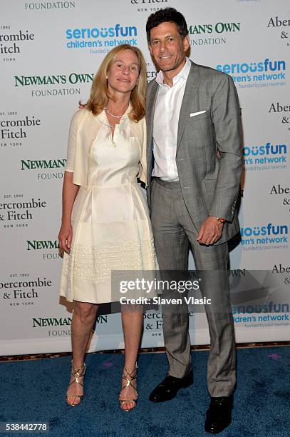 Board Director at SeriousFun Childrens Network Strauss Zelnick and Guest attend SeriousFun Children's Network 2016 NYC Gala Arrivals on June 6, 2016...