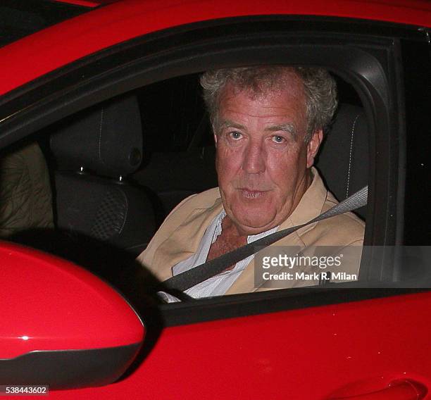 Jeremy Clarkson attending a party in Camden on June 6, 2016 in London, England.