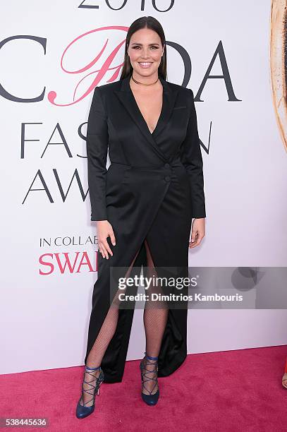 Ashley Graham attends the 2016 CFDA Fashion Awards at the Hammerstein Ballroom on June 6, 2016 in New York City.