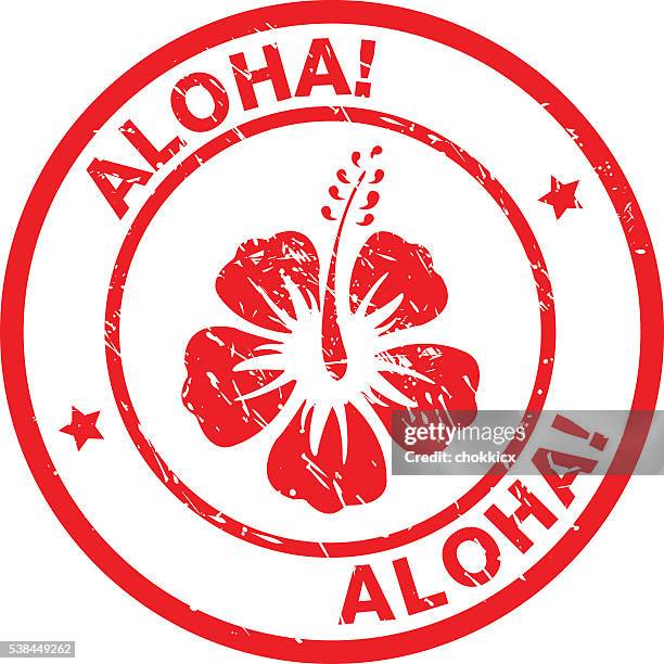 aloha! - aloha stock illustrations