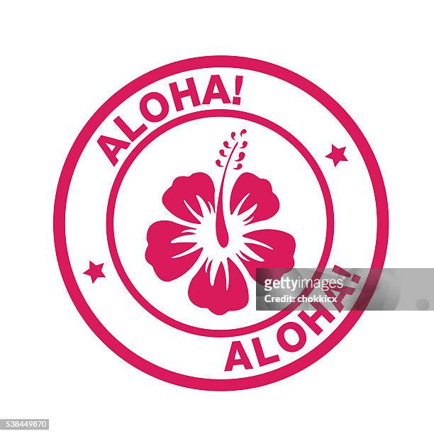aloha! - aloha stock-grafiken, -clipart, -cartoons und -symbole