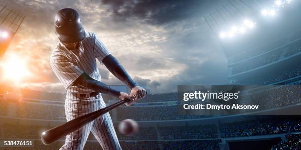 baseball player - baseball equipment stockfoto's en -beelden