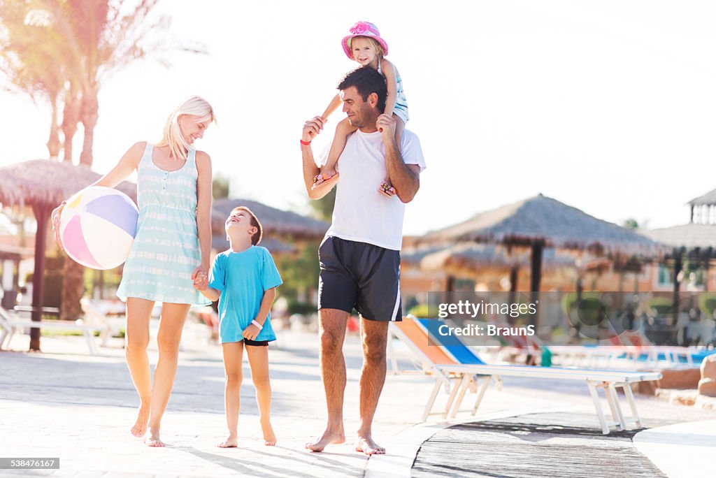 Family on vacation.