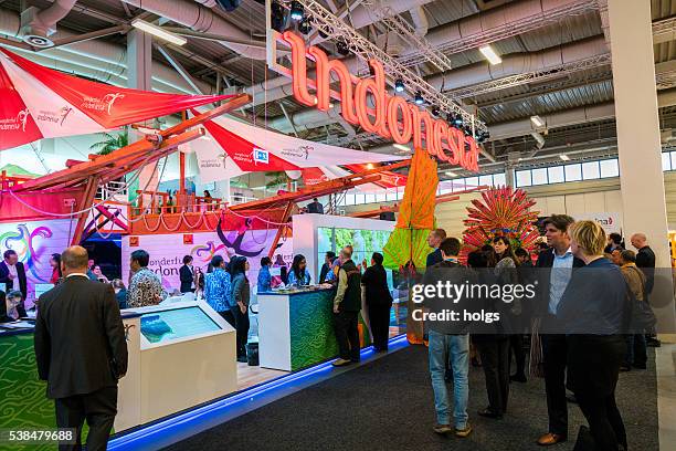 itb berlin 2016 - exhibitor stock pictures, royalty-free photos & images