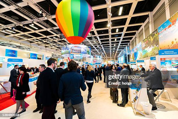 itb berlin 2016 - exposant stockfoto's en -beelden