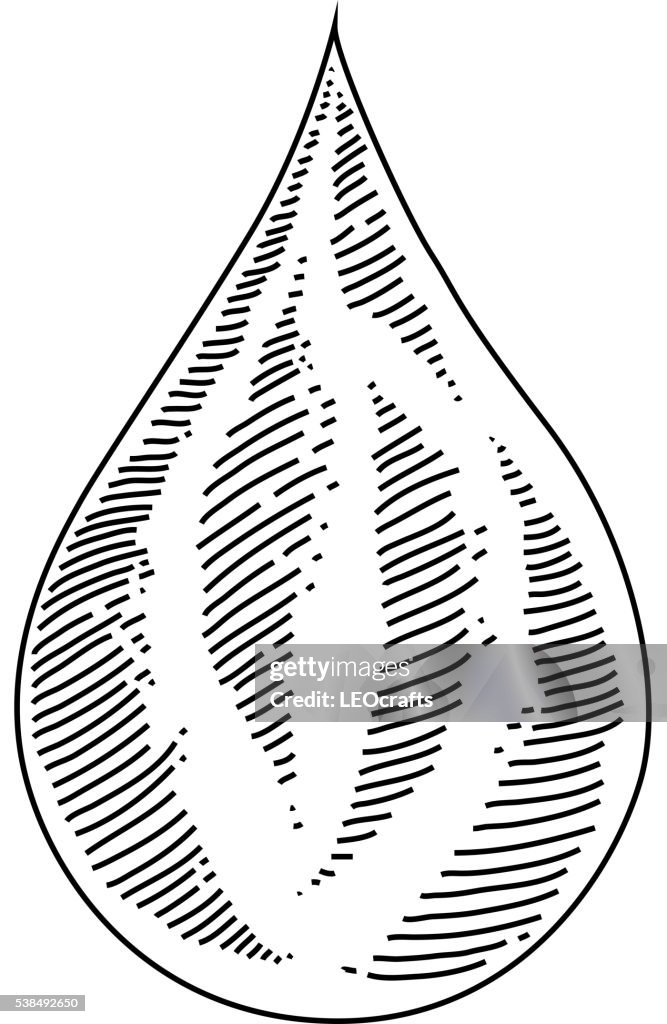 Waterdrops Drawing Vector Water Drop Drawing Black And White