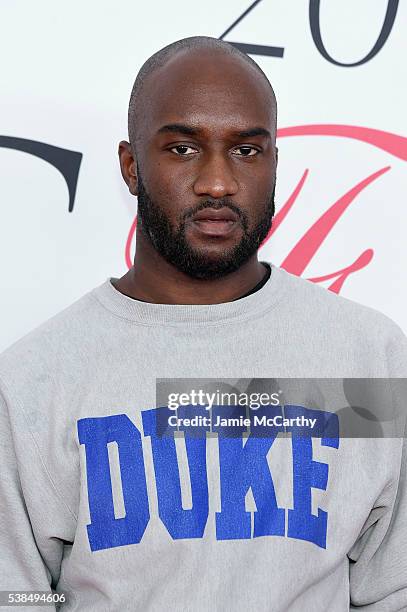 Fashion designer Virgil Abloh attends the 2016 CFDA Fashion Awards at the Hammerstein Ballroom on June 6, 2016 in New York City.