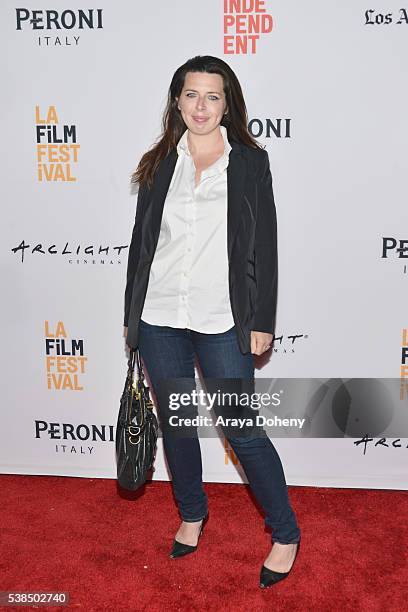Actress Heather Matarazzo attends the premiere of "Girl Flu." during the 2016 Los Angeles Film Festival at Arclight Cinemas Culver City on June 6,...