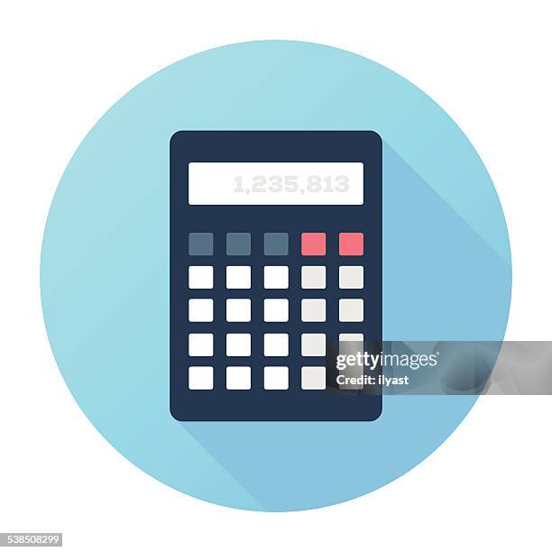 accounting - calculating machine stock illustrations