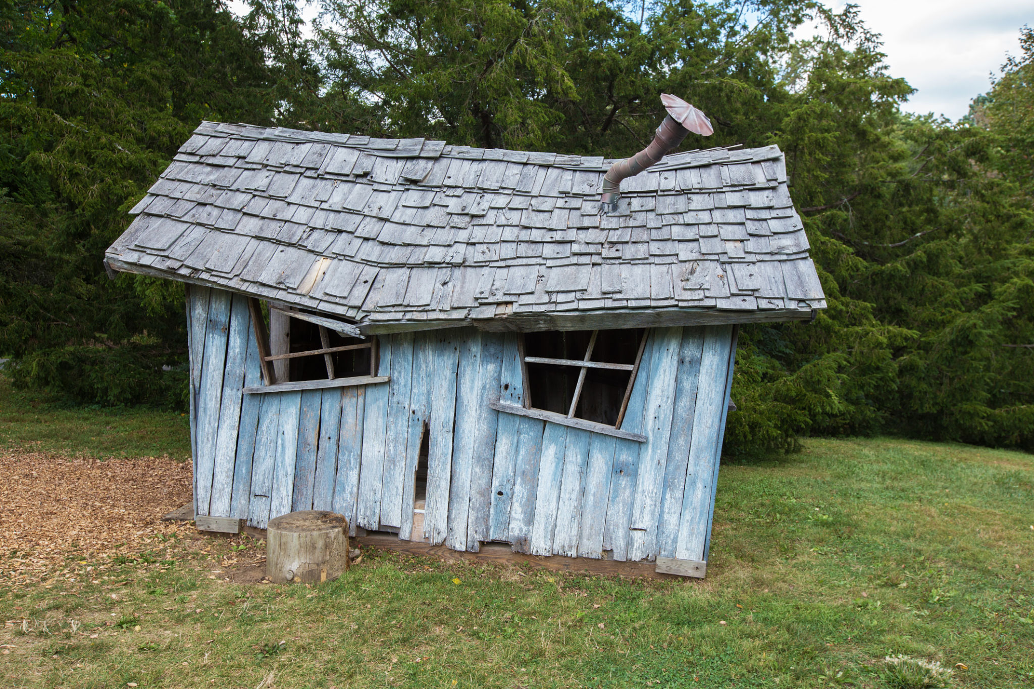 finished garden shed