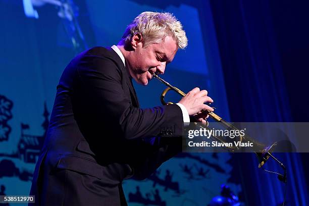 Trumpeter Chris Botti performs onstage during SeriousFun Children's Network 2016 NYC Gala Show on June 6, 2016 in New York City.