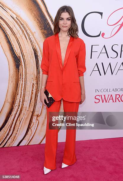 Emily Weiss attends the 2016 CFDA Fashion Awards at the Hammerstein Ballroom on June 6, 2016 in New York City.