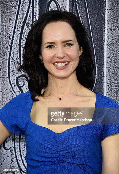 Actress Anna Galvin attends the premiere of Universal Pictures' 'Warcraft at TCL Chinese Theatre IMAX on June 6, 2016 at TCL Chinese Theatre IMAX on...